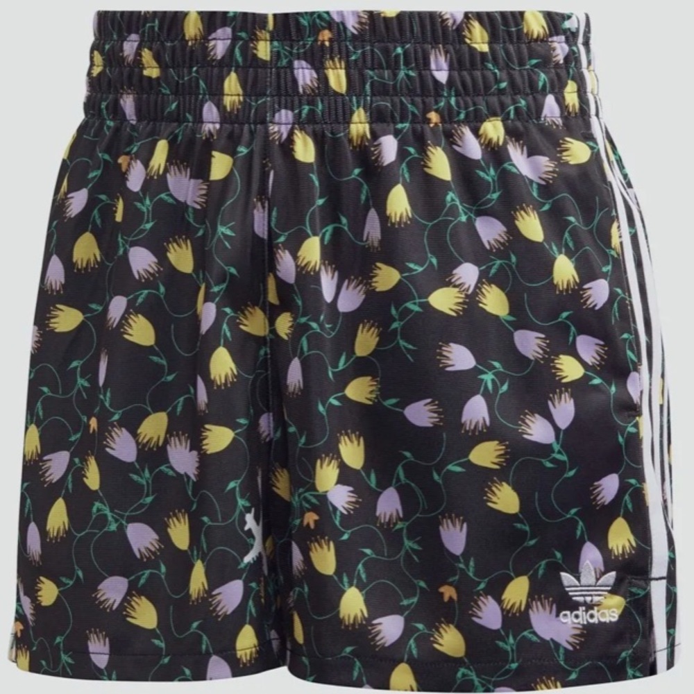 Adidas Originals Bellista Tulip Floral Print Shorts XS
